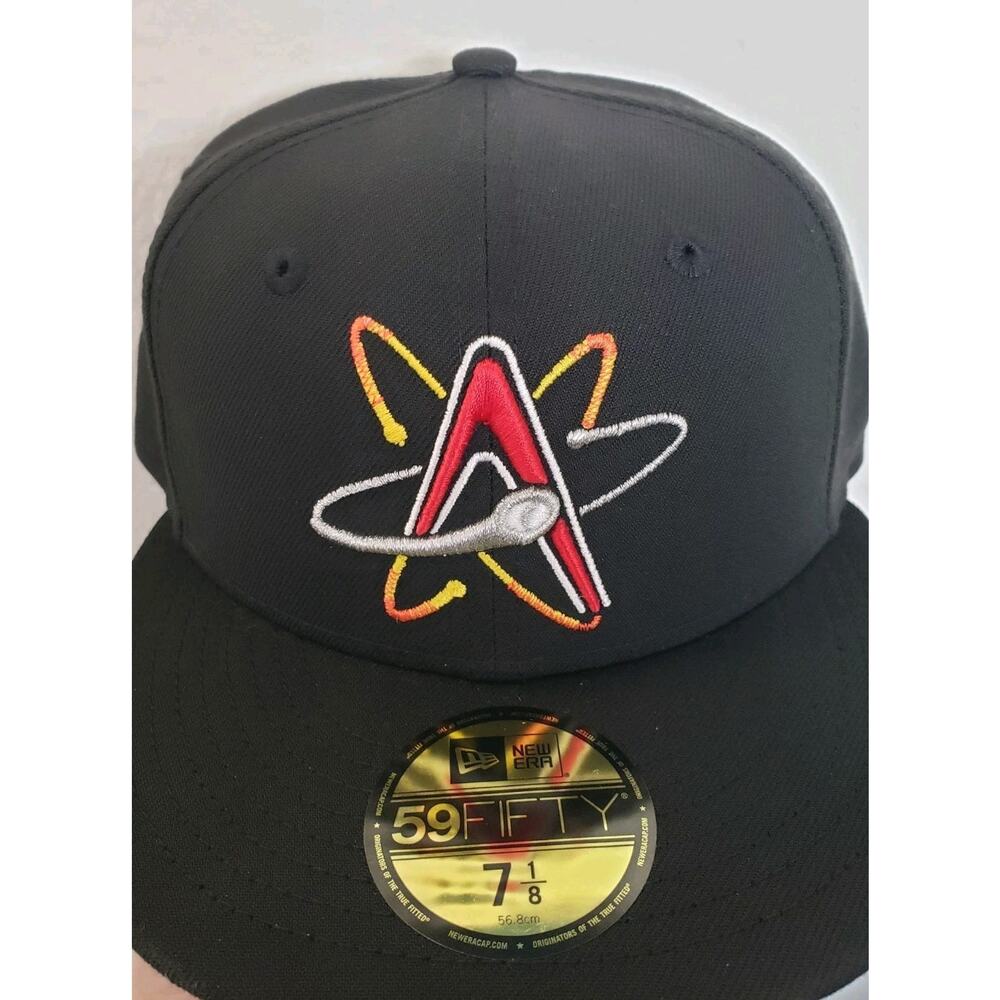 Albuquerque Isotopes New Era 59FIFTY Fitted Hat Black MiLB Size 7 1/8